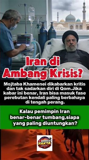 MOJTABA KRITIS! Iran di Ujung Tanduk ?