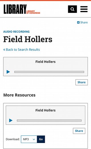 Field hollers originated as musical shouts and songs sung across fields. Many of the traditions & practices we saw as children were simply throwbacks from our ancestral family’s experiences. To listen & learn more about field hollers and songs, check out the Library of Congress online @loc.gov #farmlife #southern #life #melanin #melaninpoppin #ancestors #folk | The Antebellum Diaspora Project