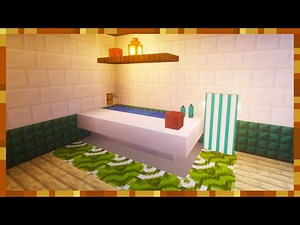 Minecraft Tutorial: How To Make A Bath