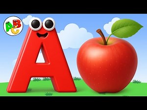 🍎 A is for Apple | Phonics Song for Kids | Learn ABC with Fun Rhymes 🎶