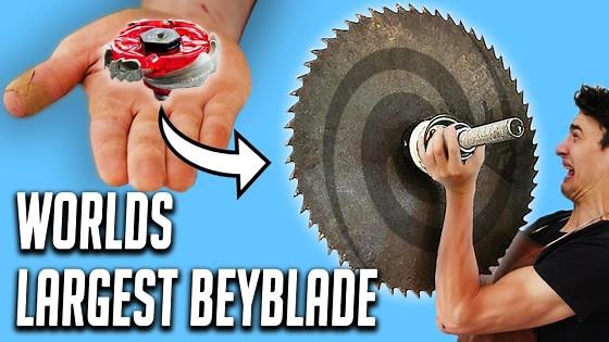 World’s largest Beyblade destroys a house!