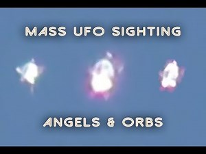 MASS UFO SIGHTING: Morphing ANGEL ORB UFO, Los Angeles
