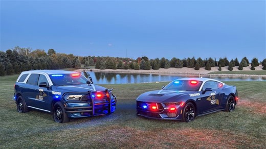 Indiana State Police unveil new-look SUVs, patrol cars