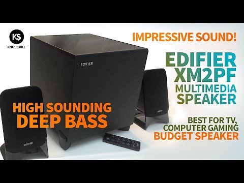 Edifier XM2PF Speaker Unboxing Review, Sound Test DEEP BASS with Impressive Sound!