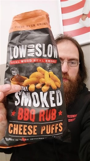 trying @Lowandslowsnacks cheese Puffs #snack #review #shorts