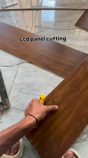 Sachin Nayak📿 on Instagram: "Lcd panel cutting #pvc #interiordesign #trendingreels #virals #lcdpaneldesign #imformative #homerenovation"