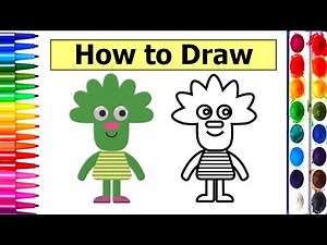 How to draw a Broccoli | featuring Noodle & Pals