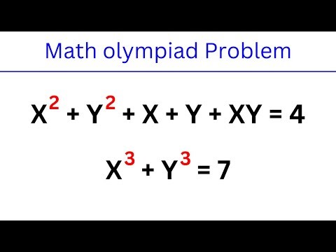 Algebra Problem from the Math Olympiad: Can You Solve It?