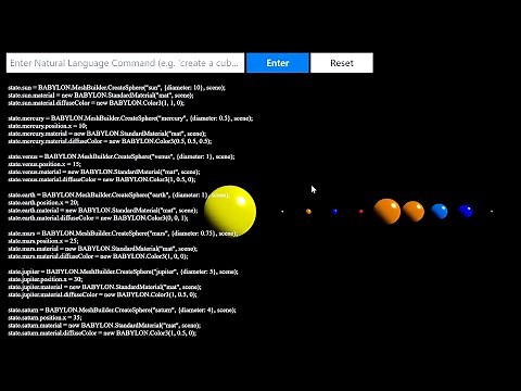 With Codex, creators can use natural language to build 3D scenes