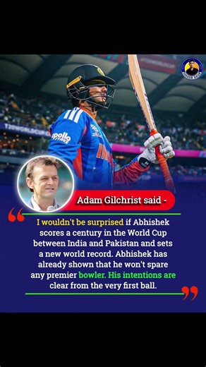 Adam Gilchrist said 🗣️ #cricket #shortsfeed