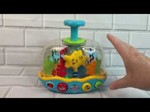 VTech Aquarium Toy 🐠 Learn & Spin Demo with Lights & Sounds