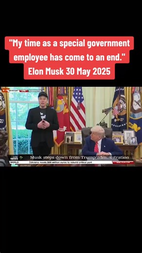 Elon Musk stepping down from Donald Trump Administration | Mash Mash