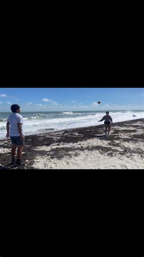 Teaching new generation how to play Hacky sack at Melbourne Beach | Nath Tay
