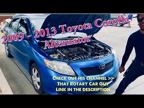 2009 - 2013 Toyota Corolla Alternator Replacement