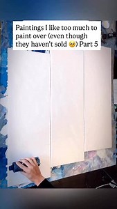 I love multi-panel paintings. The idea came to me to create a multi-panel jellyfish painting where the canvases are aligned in an ascending composition to follow the movement of the jellyfish. This whimsical element combines with a beautiful jewel tone colour palette is why this is another painting I refuse to paint over even if it doesn’t sell. 🫶 #art #fluidart #artist #painting #oceanart | Studio TEAL