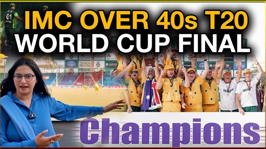 The IMC Over-40s T20 World Cup 2025 Final was filled with unforgettable moments! From the raw emotions of the players to the electric atmosphere in the stadium, it was a showcase of sportsmanship, skill, and passion. Hosted by Ambreen Hala, this tournament has captured the hearts of cricket fans around the world. Veterans' cricket is on the rise, and it's inspiring to see these players proving that age is just a number! Join us in celebrating the spirit of cricket and the incredible journey of t