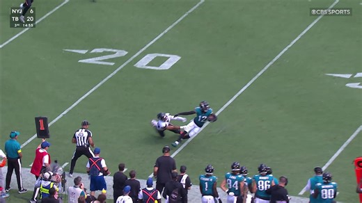 Travis Hunter's juke moves are scintillating on 21-yard catch and run vs. Texans