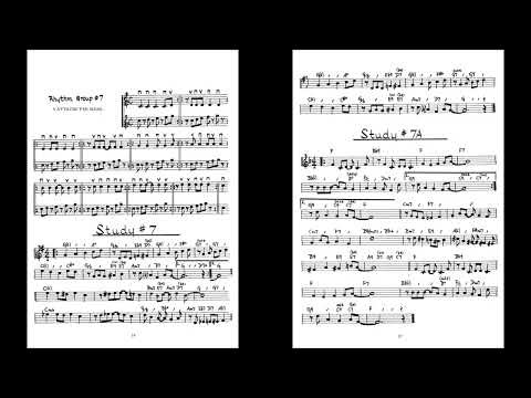 Jazz Ballad Backing Track for Lesson 7 Melodic Rhythms for Guitar (William Leavitt) 80 bpm