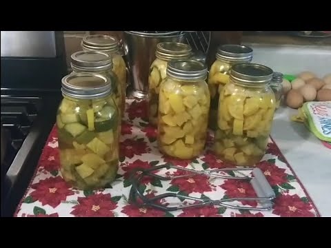 How To Can ZUCCHINI & Yellow SQUASH