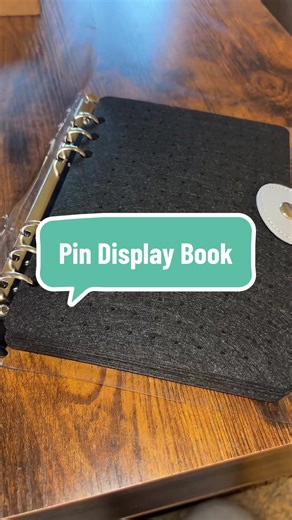 For my pin collectors— you can put all your pins in a book #pins #pincollectors #pincollector #pindisplaybook #pindisplay