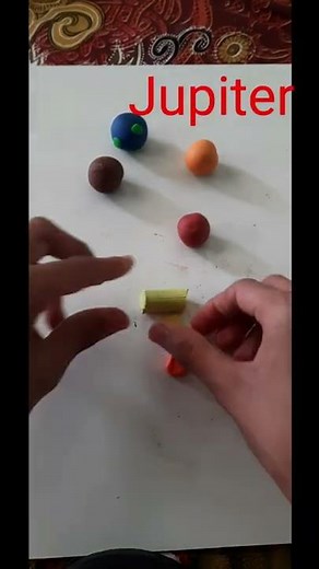 How to make planets with clay , planets with clay , easy clay idea , school project , Lavi's Craft