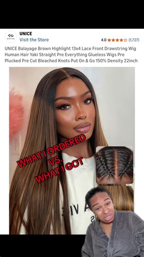 UNICE Balayage Brown Highlight Wig Review and Details