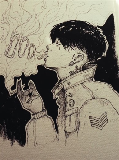 Old ink drawings from Inktober, years ago. I don’t think I have ever had just one style. I love experimenting and trying new things! you never know what’s inside my head… me neither 😄 Still so much more to show #drawing #artist #sketchbook #foryoupage #fyp