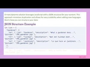 Creating an Efficient Language Switcher in HTML, CSS, and JavaScript