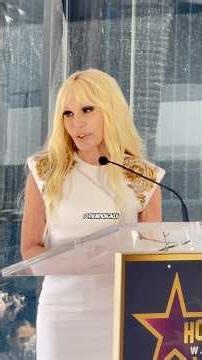 DONATELLA VERSACE HOLLYWOOD WALK OF FAME 5.22.26 #DonatellaVersace #Hollywood #WalkOfFame