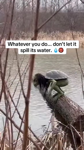 Ailenspoted on Instagram: "They say some legends are best left undisturbed in the reeds. 🌾 This footage showcases the mysterious Kappa, a mythical “river child” known for its reptilian features and mischievous, often dangerous, nature. Key features captured in these clips include: • The “Sara”: The indentation on its head that holds the water providing its supernatural strength. • The Shell: A hard, turtle-like shell protecting its back. • The Anatomy: Long, spindly limbs with sharp claws and a