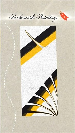 Easy Bookmark Idea 😍🔖#shorts #painting #bookmark #markerart #diy #craft #infinitepainter #digitalart