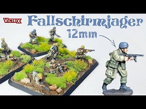 These are TINY! Fallschirmjager 12mm Tutorial | Victrix WW2