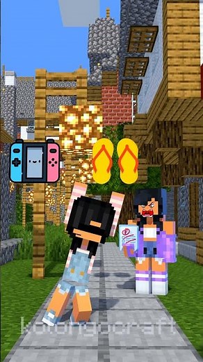 Choose right aarmau #kolongocraft #minecraft #aphmau #shorts