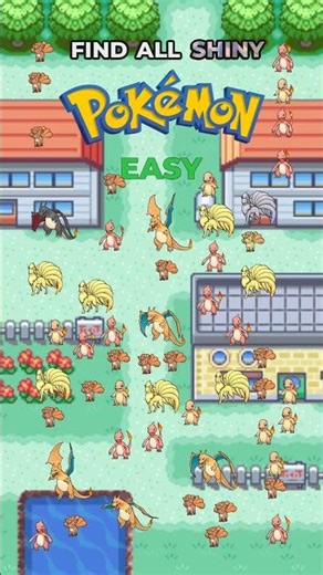 Find All FIRE TYPE POKEMONS SHINY!!!