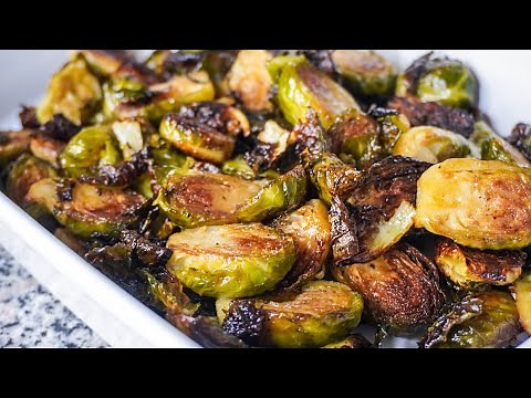 IRRESISTIBLY STICKY & CRISPY ROASTED BRUSSELS SPROUTS (Honey & Balsamic)
