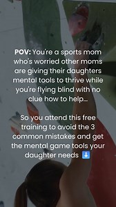 Other sports moms seem to know exactly what to say when their daughters struggle… While you're standing there feeling completely clueless. Their daughters seem to bounce back from mistakes faster. Their confidence stays steady. And it seems like they handle pressure like pros. Meanwhile, you're wondering: “What am I missing?” Here's the truth — those moms aren't naturally better at this. They just learned the mental game tools. In my FREE training for sports moms — "The Do's and Don'ts of Streng