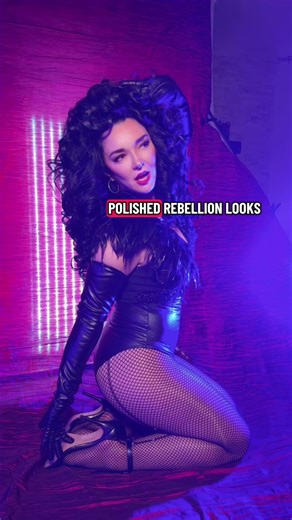 Polished rebellion. 🕸️ Fishnets layered over glossy pantyhose. Intentional. Classic. Unbothered. Fishnet Friday—thoughts? #sherithemodel