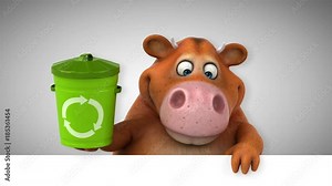 Fun cow - 3D Animation