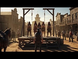Cowboy Rescues Four Apache Women from Gallows Western Story of Outlaws, Justice and Survival