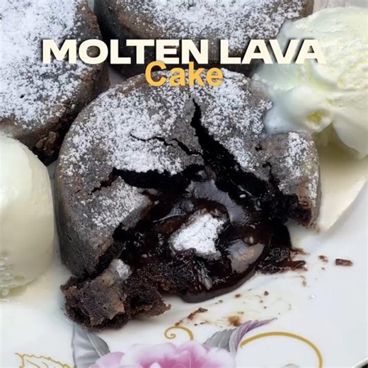 Molten Lava Cake - Rich & Chocolaty
