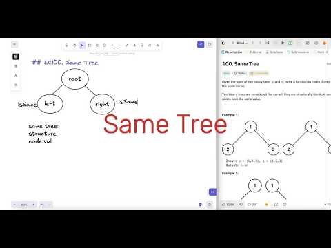 Same Tree - Leetcode 100 - Python