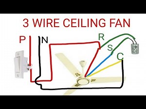 3 WIRE CEILING FAN CONNECTION