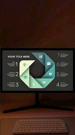 98 How to design infographic slides in PowerPoint #powerpoint #tutorial #morph