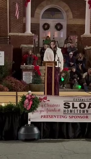 Finally got this secret star to take the stage. Meet Tesslee y'all! She's always so nervous to sing, but we can't understand why. Such an amazing gift! #futurestar #smalltown #christmas #hallelujah #festival @AmericanIdol ready!