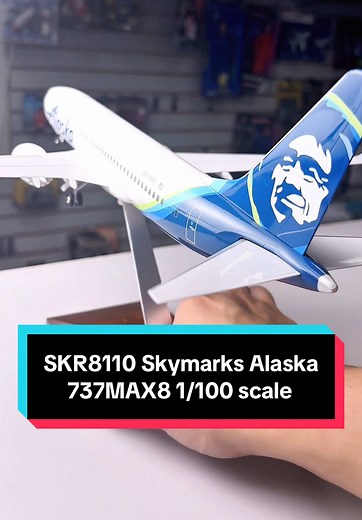 Alaska Airlines 737MAX8 Model - 1/100 Scale Details