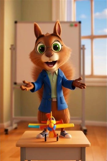 How Airplanes Fly | Squirrel Science with Professor Nibbles ⭐