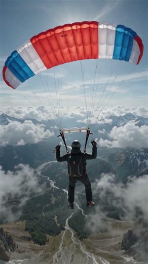 Paragliding VR Experience 😱 | Flying Over Mountains in 360° Reality!#viralvideo #ytshorts #aivideo