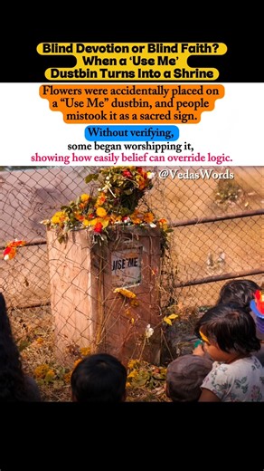Flowers on Dustbin Lead to Worship, Sparks Debate on Blind Faith #news #2026 #shorts #viral #newsnow