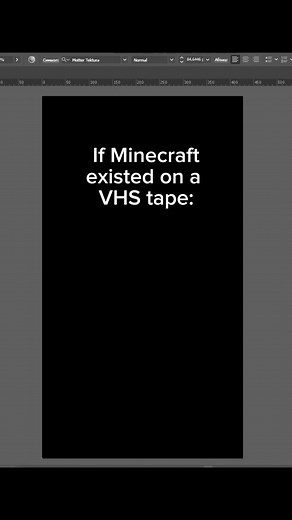 Vintage VHS Tape Cover for Minecraft