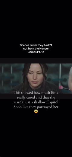 Effie's Heartfelt Moments in Hunger Games Scenes